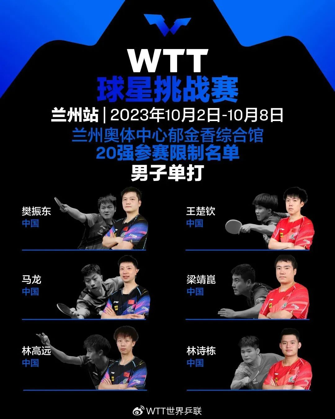 中国乒乓球队最新通报：樊振东因伤退出2023WTT球