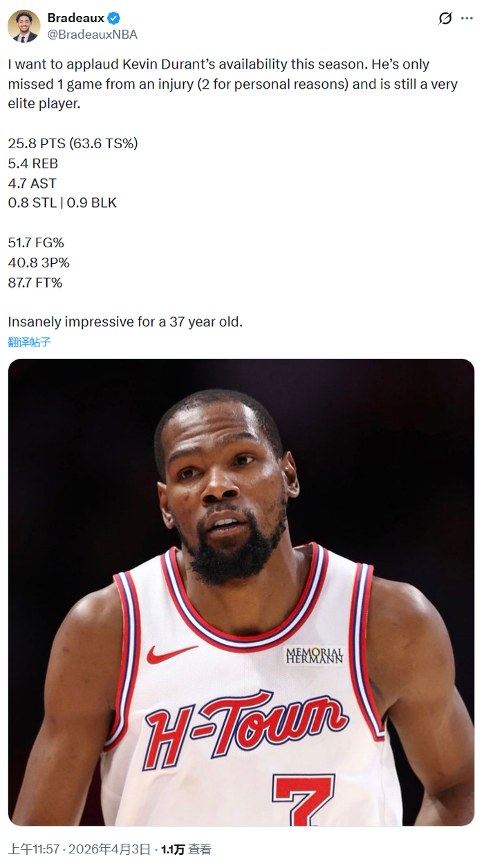 杜兰特37岁高出场时间打破规则争议