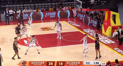 王浩然砍下32分率深圳男篮大胜广厦 首度达成8连
