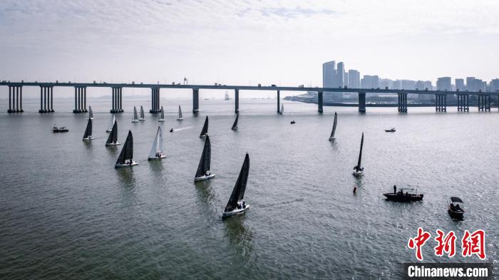 粤港澳帆船选手齐聚广州南沙逐浪帆船赛展现湾